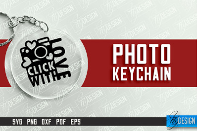 Photo Keychain Design | Round Keychain Design | Photo Camera