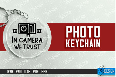 Photo Keychain Design | Round Keychain Design | Photo Camera