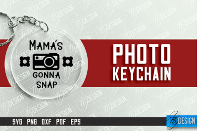 Photo Keychain Design | Round Keychain Design | Photo Camera