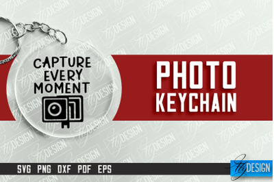 Photo Keychain Design | Round Keychain Design | Photo Camera