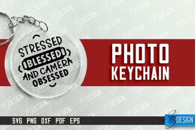 Photo Keychain Design | Round Keychain Design | Photo Camera