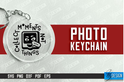 Photo Keychain Design | Round Keychain Design | Photo Camera