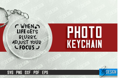 Photo Keychain Design | Round Keychain Design | Photo Camera