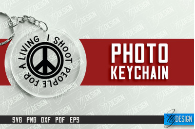 Photo Keychain Design | Round Keychain Design | Photo Camera