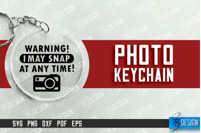 Photo Keychain Design | Round Keychain Design | Photo Camera