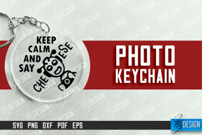 Photo Keychain Design | Round Keychain Design | Photo Camera