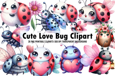 Cute Love Bug Clipart