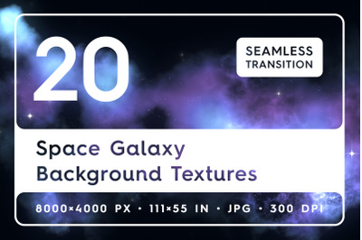 20 Space Galaxy Backgrounds Textures