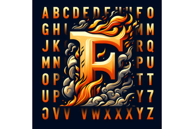 English Alphabet F