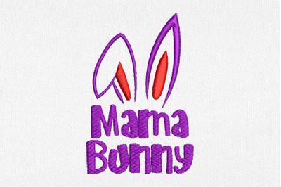 Easter Mama Bunny for Machine Embroidery