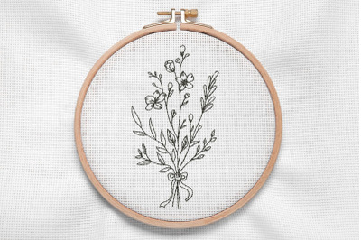 Wildflowers for Machine Embroidery