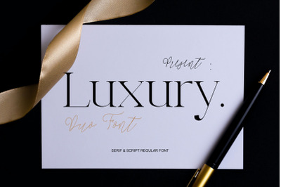 Luxury Font Duo