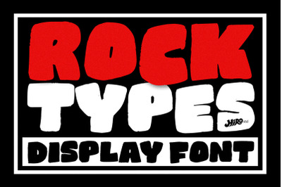 Rocktypes - Display Font