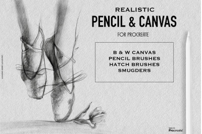 Real Pencil &amp; Canvas Box for Procreate