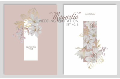 Wedding invitation &quot;Magnolia&quot;
