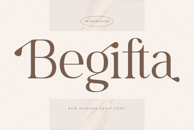 Begifta - New Modern Serif Font