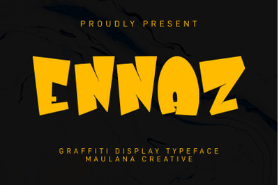 Ennaz Display Font