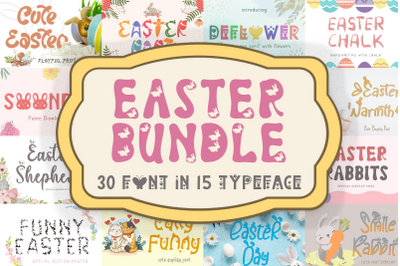 Easter Font Bundle