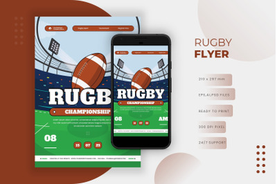 Rugby - Flyer