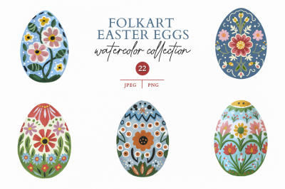 Folkart Easter Eggs
