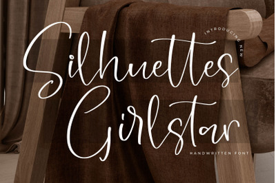 Silhuettes Girlstar - Handwritten Font