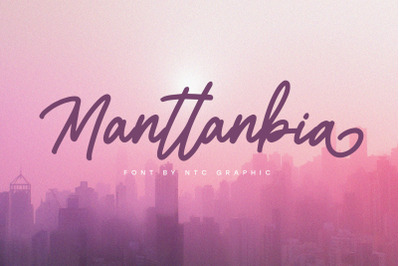 Manttanbia Monoline Script Font