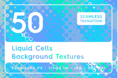 50 Liquid Cells Background Textures