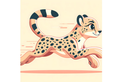 running cheetah