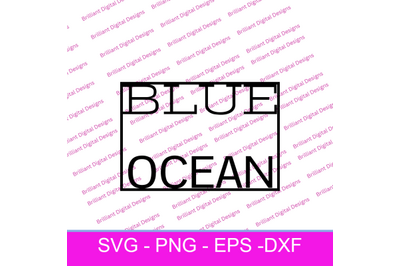 BLUE OCEAN SVG