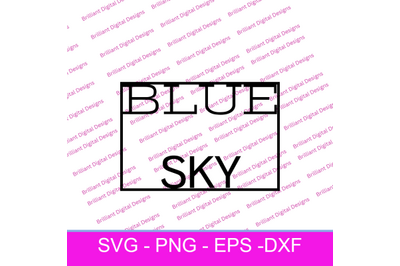 BLUE SKY SVG