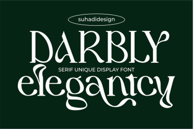Darbly Elegantcy Serif Font