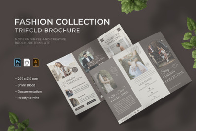 Fashion Collection - Trifold Brochure