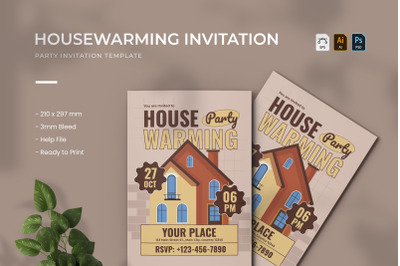 Housewarming - Party Invitation