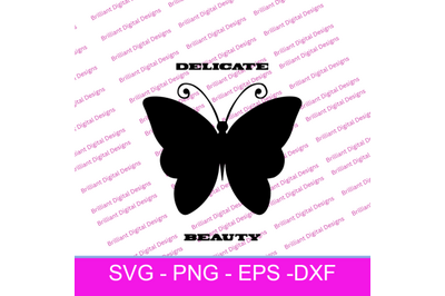 BUTTERFLY  SUBLIMATION  BUTTERFLY  DELICATE BEAUTY SVG