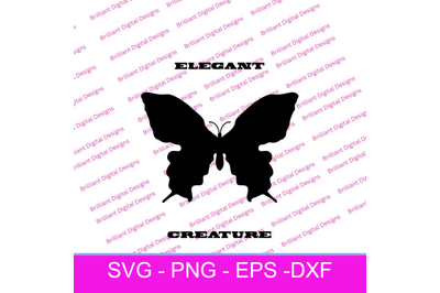BUTTERFLY  SUBLIMATION  BUTTERFLY  ELEGANT CREATURE SVG