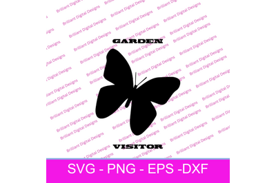 BUTTERFLY  SUBLIMATION  BUTTERFLY  GARDEN VISITOR SVG