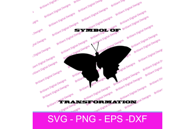BUTTERFLY  SYMBOL OF  TRANSFORMATION SVG