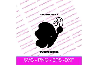 BUTTERFLY  WINGED WONDER SVG
