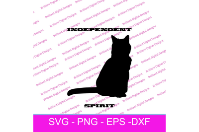 CAT  INDEPENDENT SPIRIT SVG