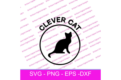 CIRCLE ICON CAT  CLEVER CAT SVG
