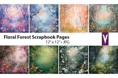 FLoral Forest Printable Pages