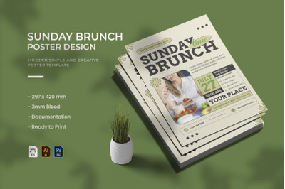 Sunday Brunch Time - Poster