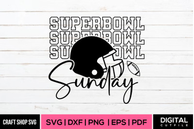 Super Bowl Sunday, Bowl SVG Cut File