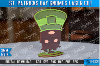 St. Patricks Day Gnomes Laser Cut | Laser Cut Design | CNC Files