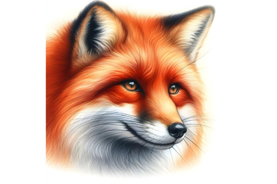 Red fox portrait