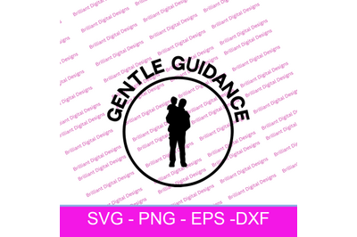 CIRCLE ICON FATHER  GENTLE GUIDANCE SVG