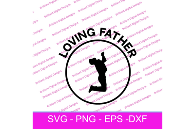 CIRCLE ICON FATHER  LOVING FATHER SVG