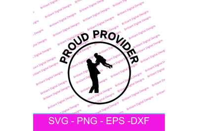 CIRCLE ICON FATHER  PROUD PROVIDER SVG