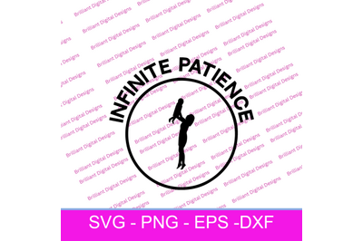 CIRCLE ICON MOTHER  INFINITE PATIENCE SVG