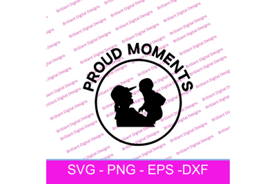 CIRCLE ICON MOTHER  PROUD MOMENTS SVG